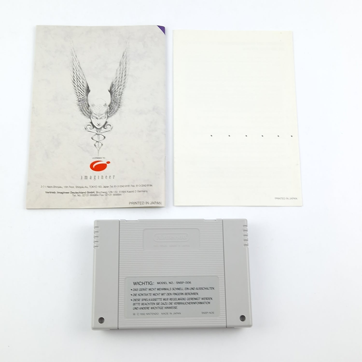 Super Nintendo Game: Populous II 2 - OVP Instructions Module | SNES PAL