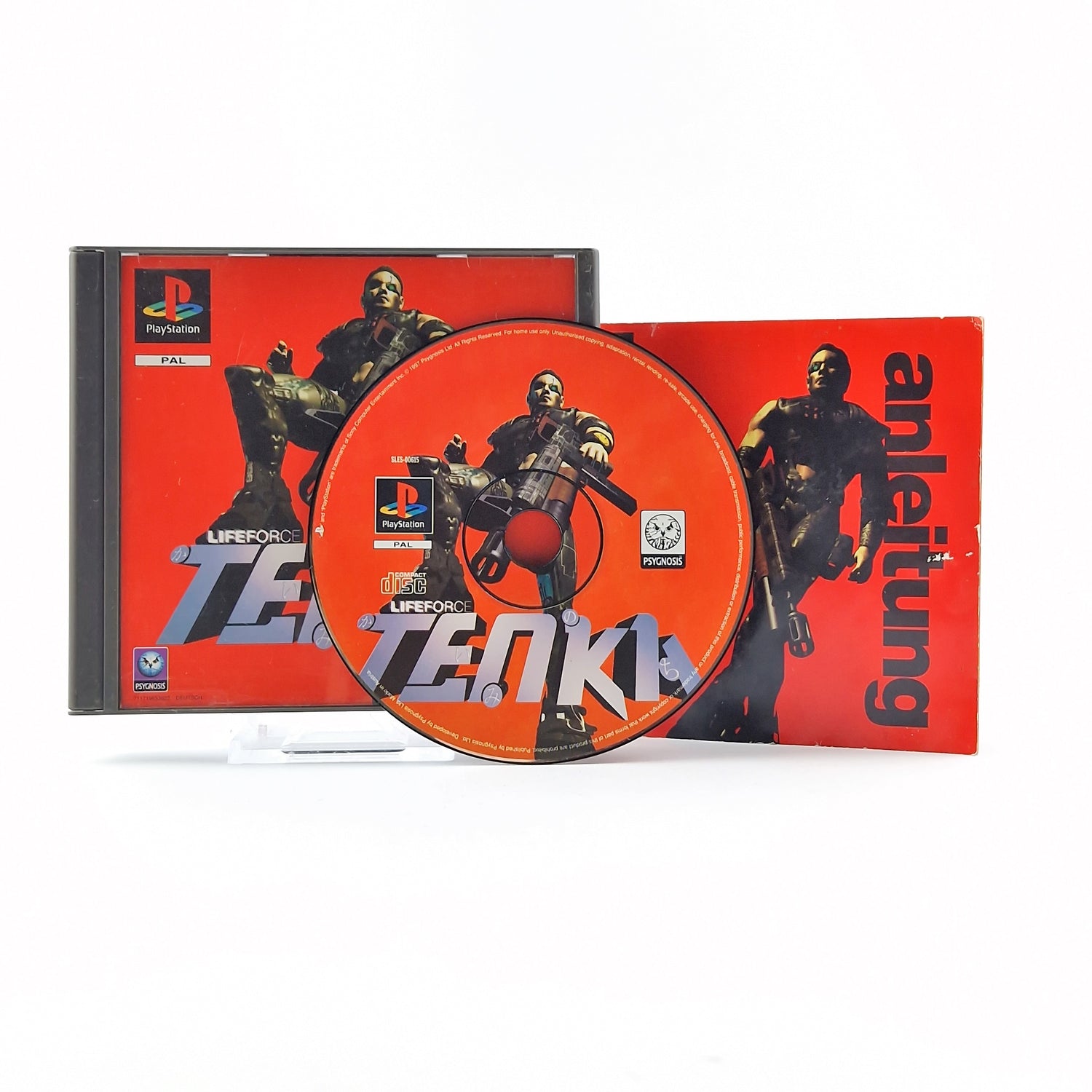 Playstation 1 Spiel : Lifeforce Tenka - OVP Anleitung CD / SONY PS1 PSX PAL