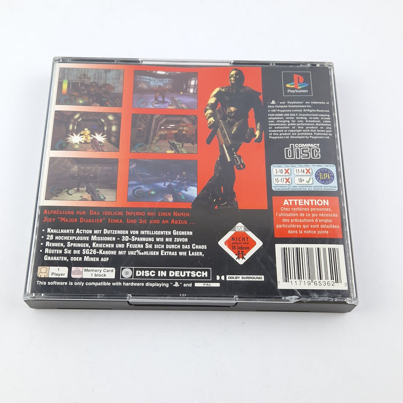 Playstation 1 game: Lifeforce Tenka - OVP instructions CD / SONY PS1 PSX PAL