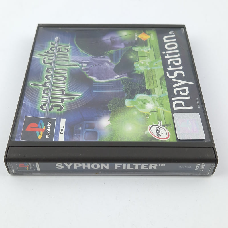 Playstation 1 Spiel : Syphon Filter - OVP Anleitung CD / SONY PS1 PSX PAL