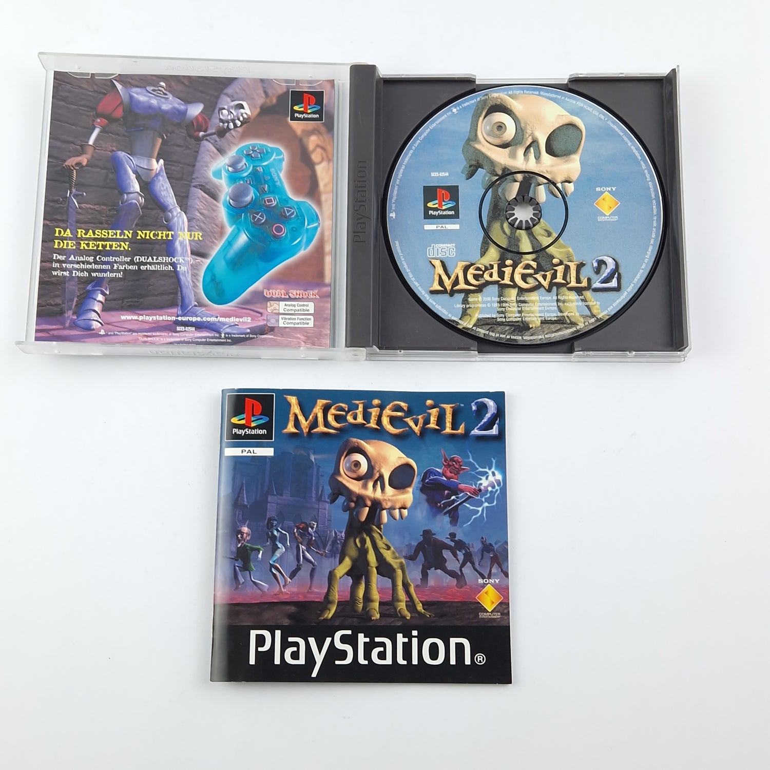 Playstation 1 game: Medi Evil 2 - OVP instructions CD / SONY PS1 PSX PAL