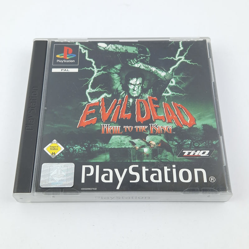 Playstation 1 game: Evil Dead Hail to the King - OVP instructions CD SONY PS1 PSX
