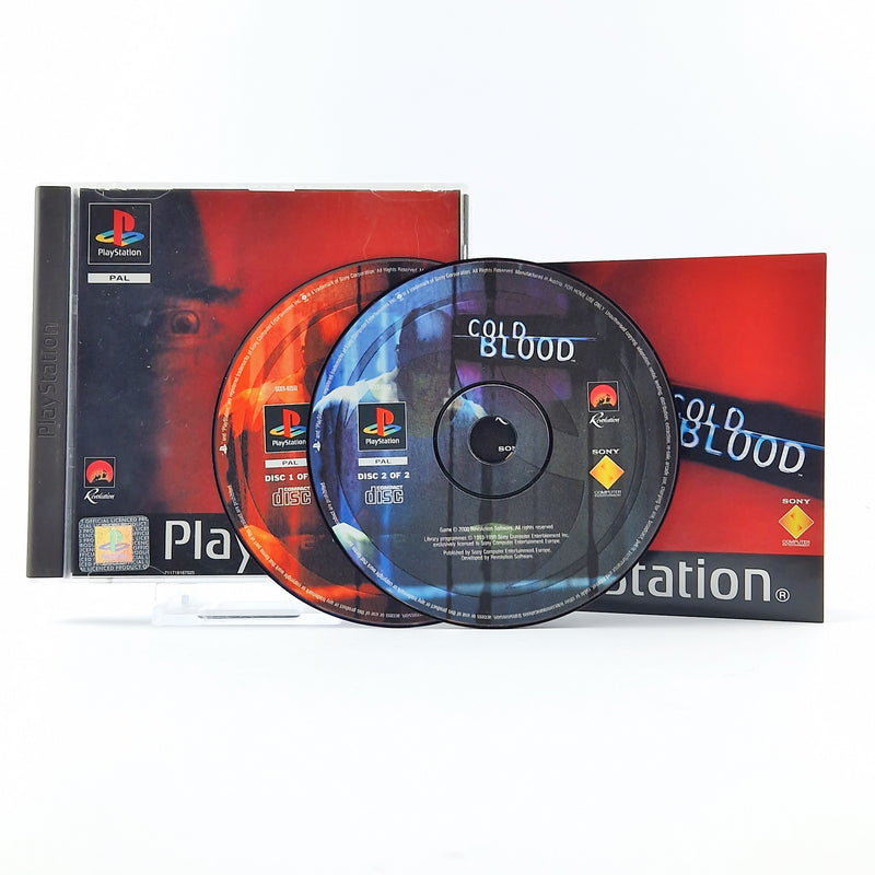 Playstation 1 game: Cold Blood - OVP instructions CD / SONY PS1 PSX PAL