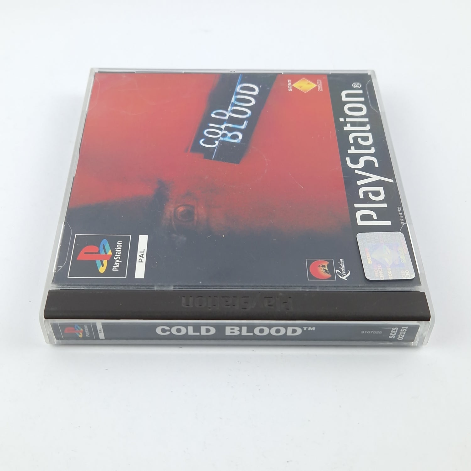 Playstation 1 Spiel : Cold Blood - OVP Anleitung CD / SONY PS1 PSX PAL