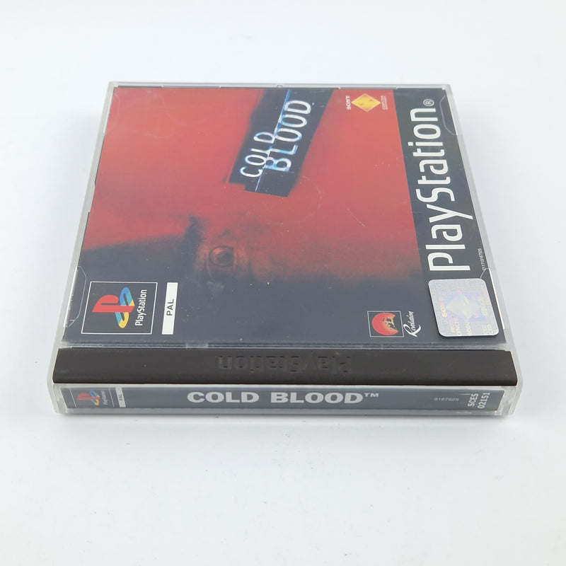 Playstation 1 game: Cold Blood - OVP instructions CD / SONY PS1 PSX PAL