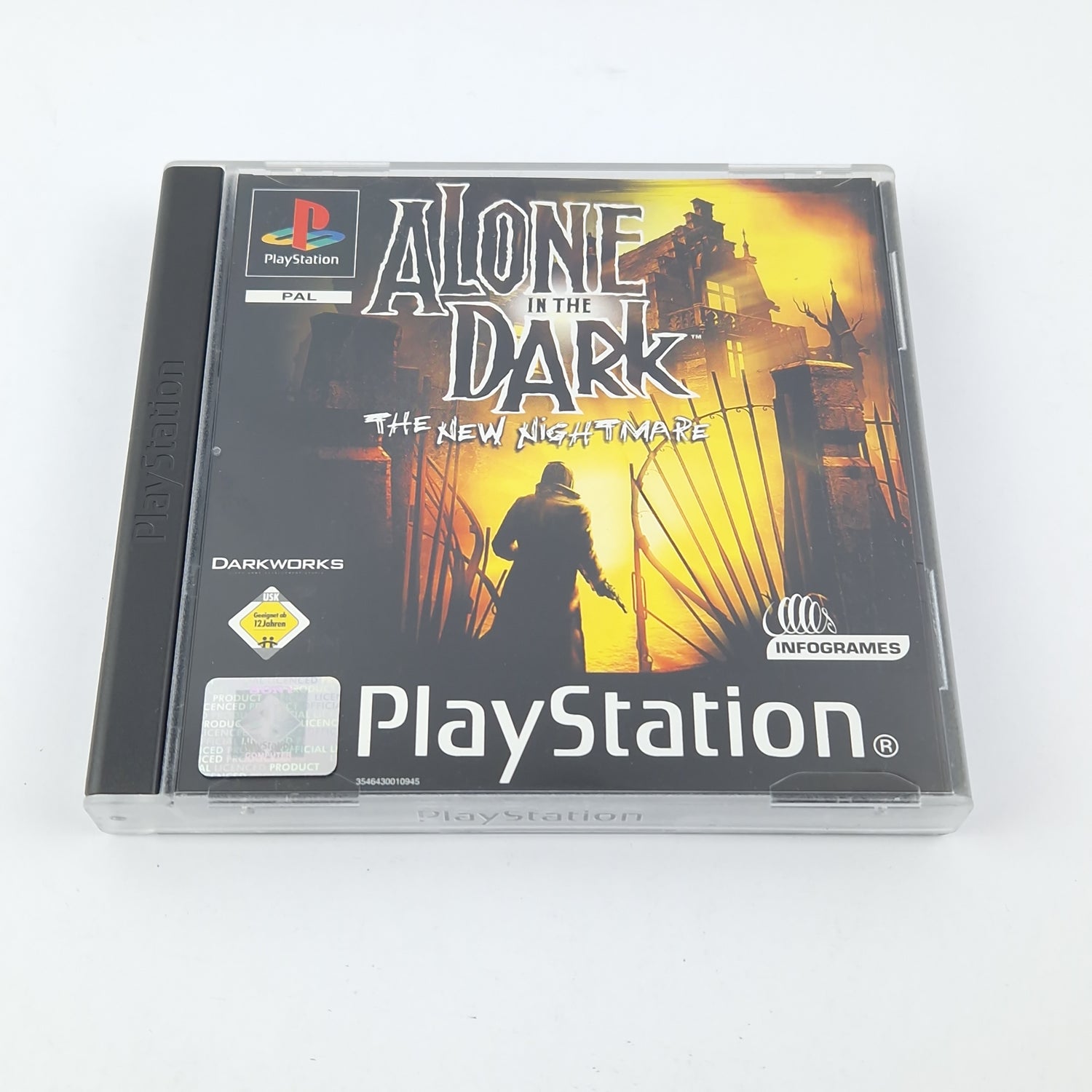 Playstation 1 Spiel : Alone in the Dark - OVP Anleitung CD / SONY PS1 PSX PAL