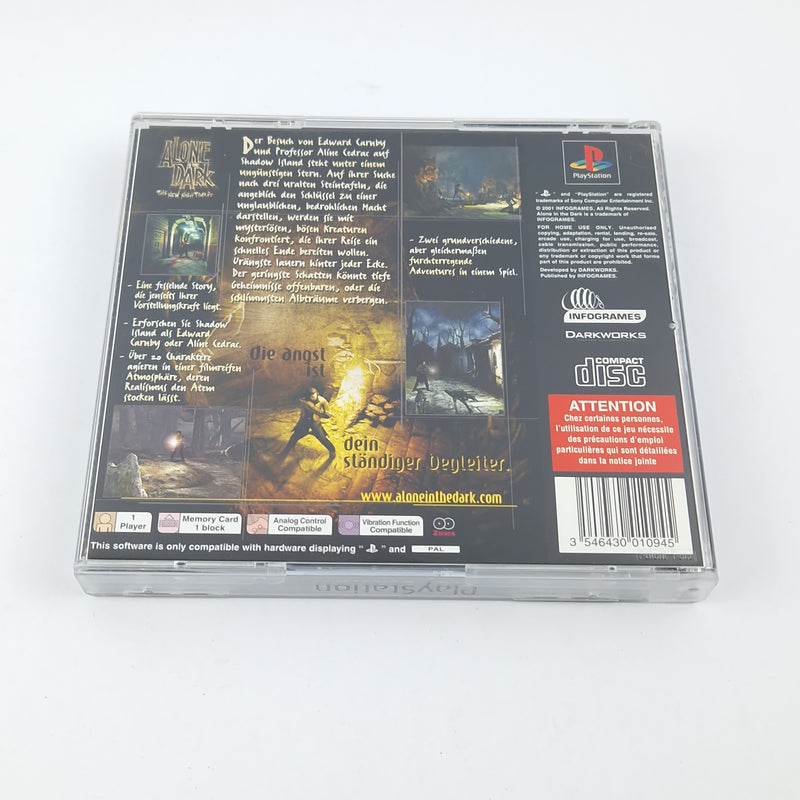 Playstation 1 game: Alone in the Dark - OVP instructions CD / SONY PS1 PSX PAL