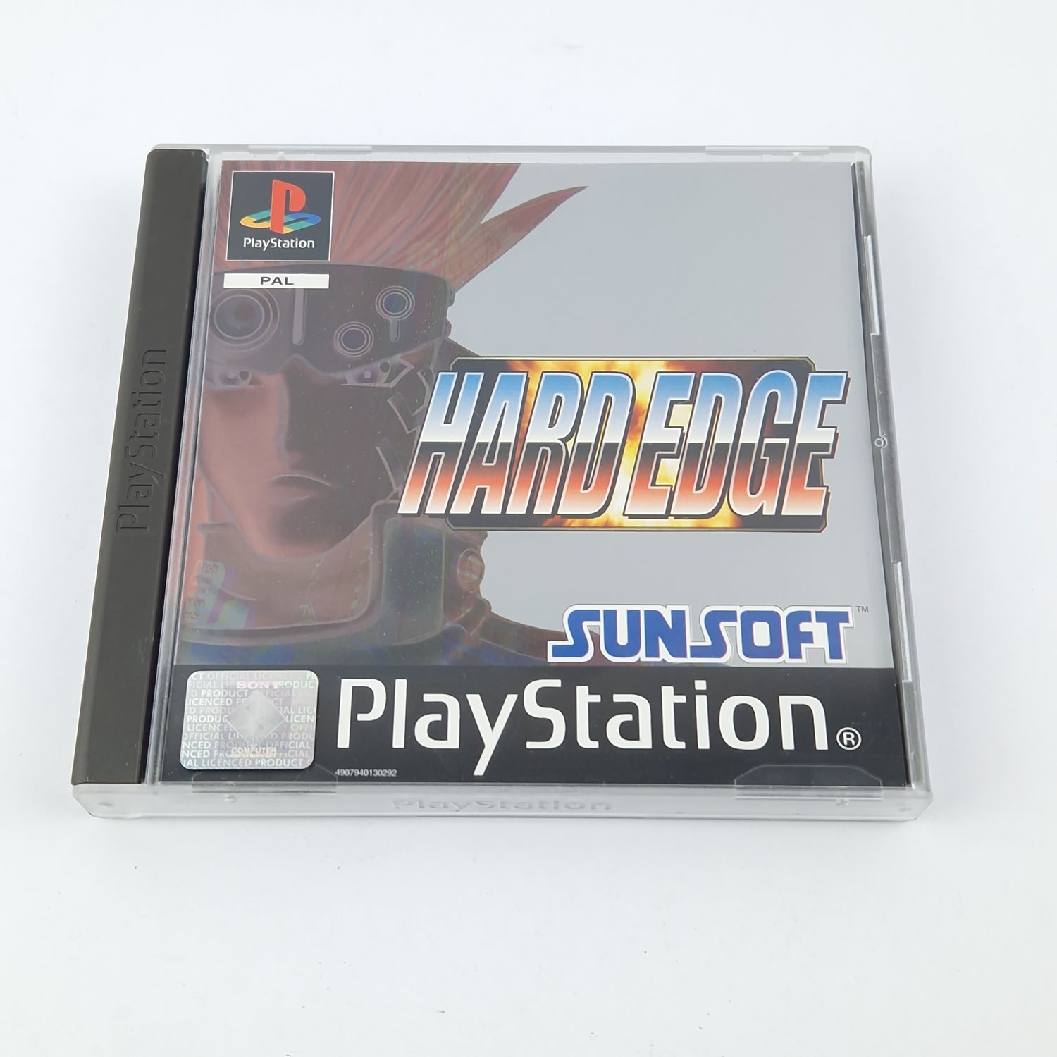 Playstation 1 Game: Hard Edge - OVP Instructions CD / SONY PS1 PSX PAL