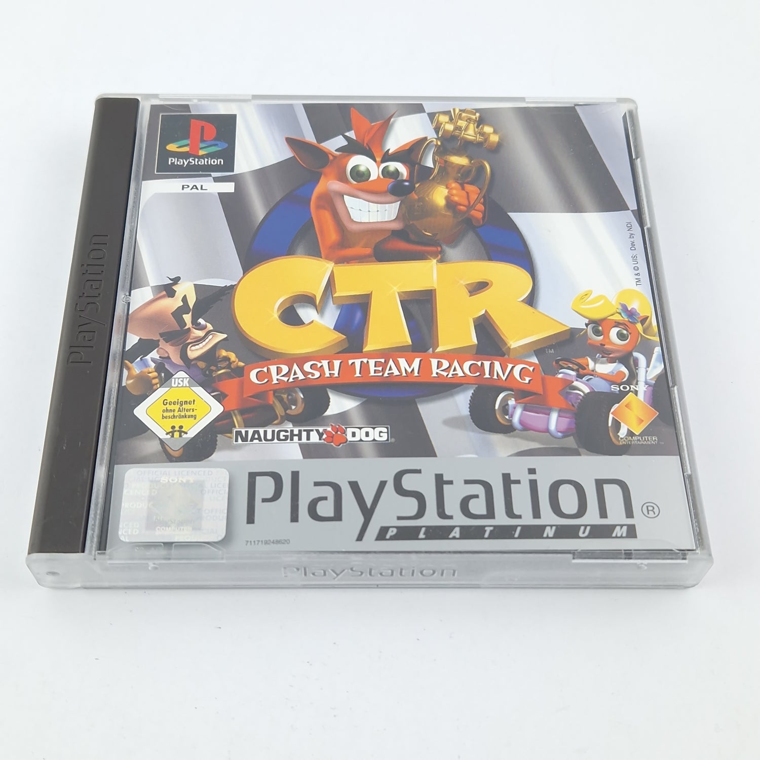 Playstation 1 Spiel : CTR Crash Team Racing - Platinum OVP / SONY PS1 PSX PAL