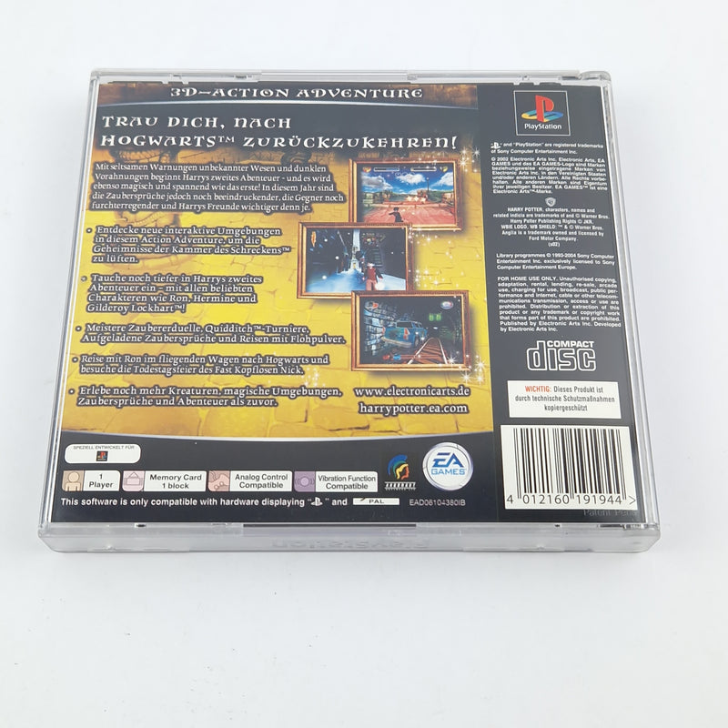 Playstation 1 game: Harry Potter and the Chamber of Secrets - original packaging PS1 PSX