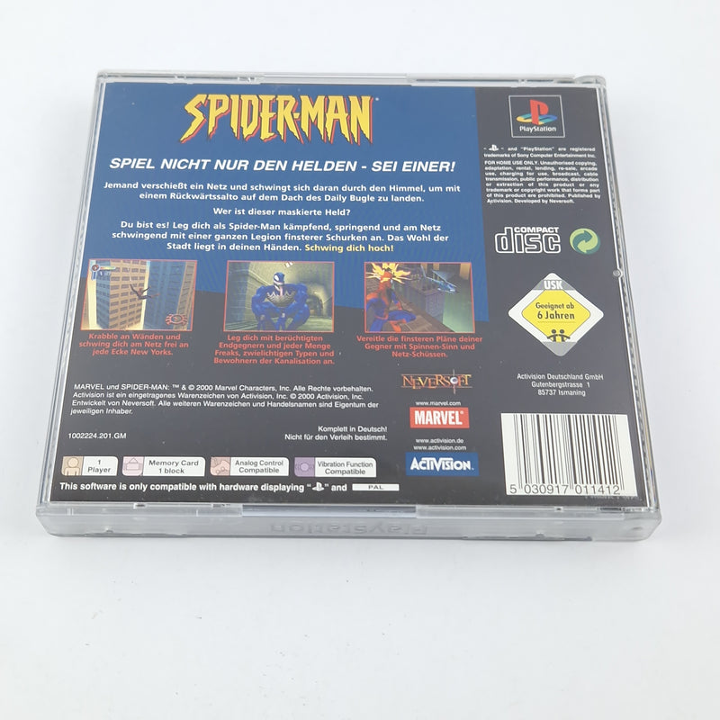 Playstation 1 Spiel : Spider-Man - OVP Anleitung CD / SONY PS1 PSX PAL