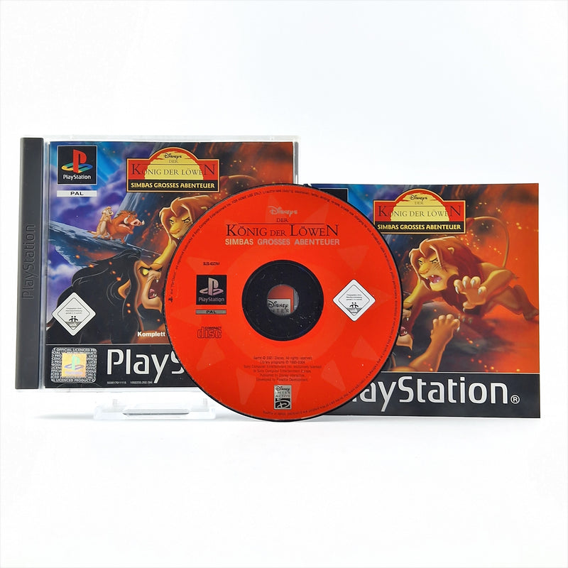 Playstation 1 Spiel : Der König der Löwen - OVP Anleitung CD / SONY PS1 PSX PAL