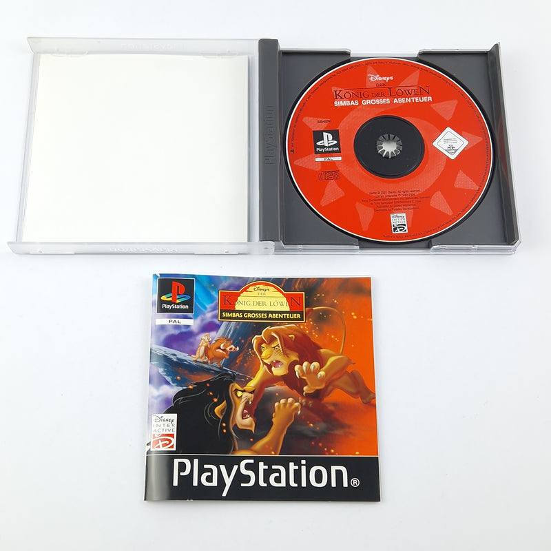 Playstation 1 Spiel : Der König der Löwen - OVP Anleitung CD / SONY PS1 PSX PAL