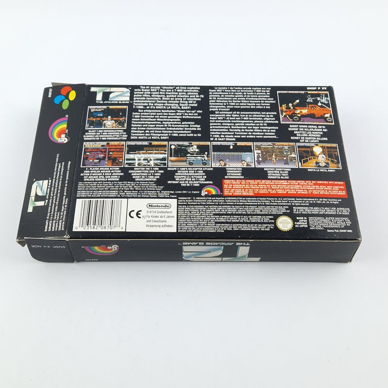 Super Nintendo Spiel : T2 The Arcade Game - OVP Anleitung Modul / CIB SNES PAL