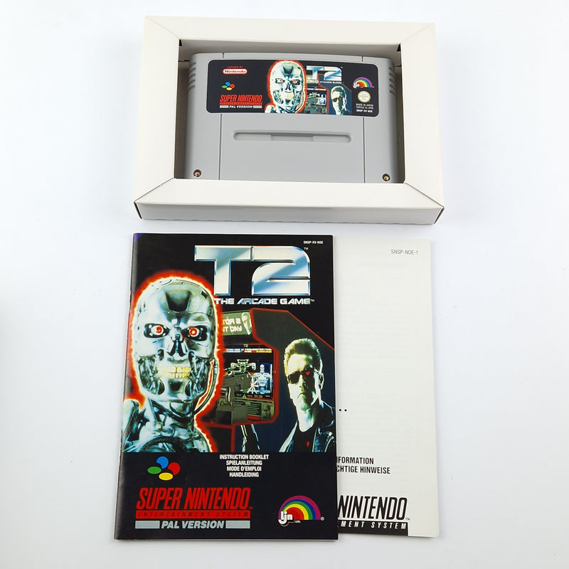Super Nintendo Spiel : T2 The Arcade Game - OVP Anleitung Modul / CIB SNES PAL