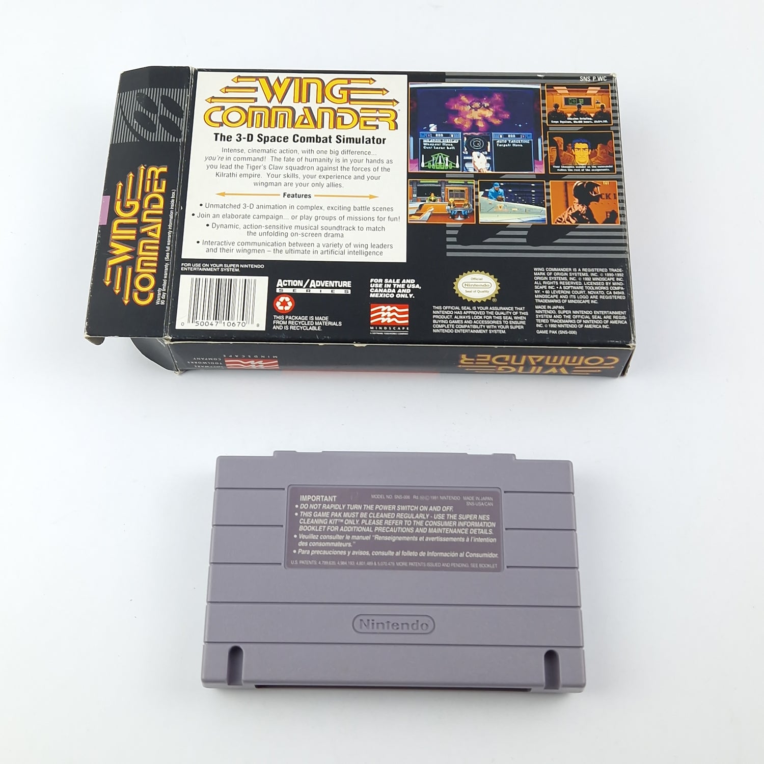 Super Nintendo Spiel : Wing Commander - OVP SNES USA