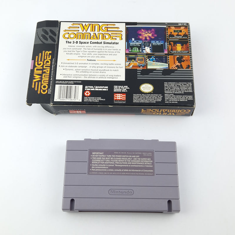 Super Nintendo Spiel : Wing Commander - OVP SNES USA