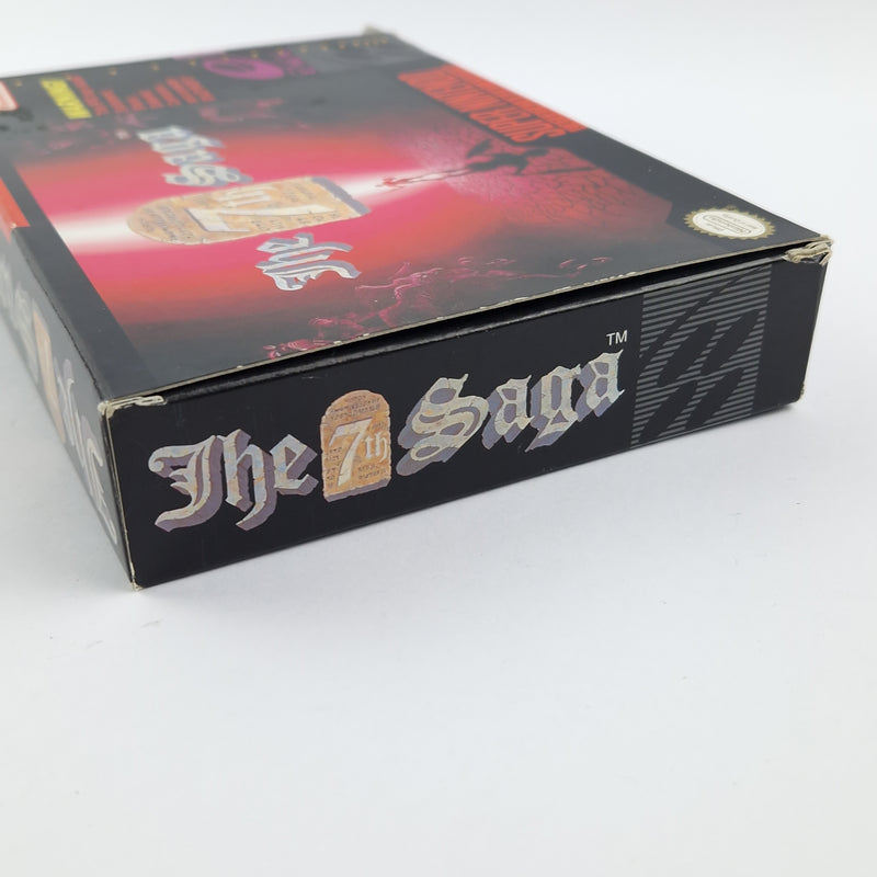 Super Nintendo Spiel : The 7th Saga - OVP / SNES Game CIB USA ENIX