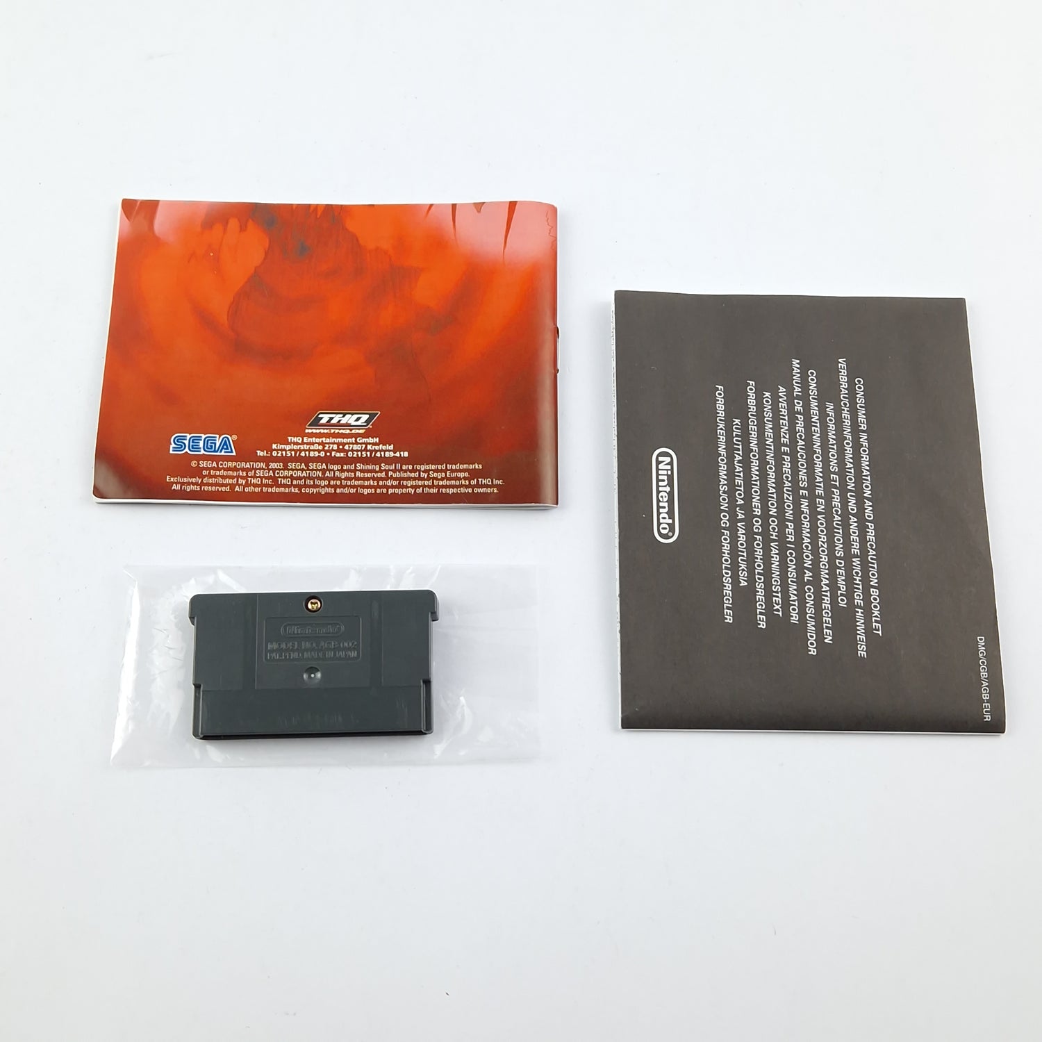 Nintendo Game Boy Advance Game: Shining Soul II - Gameboy GBA OVP PAL
