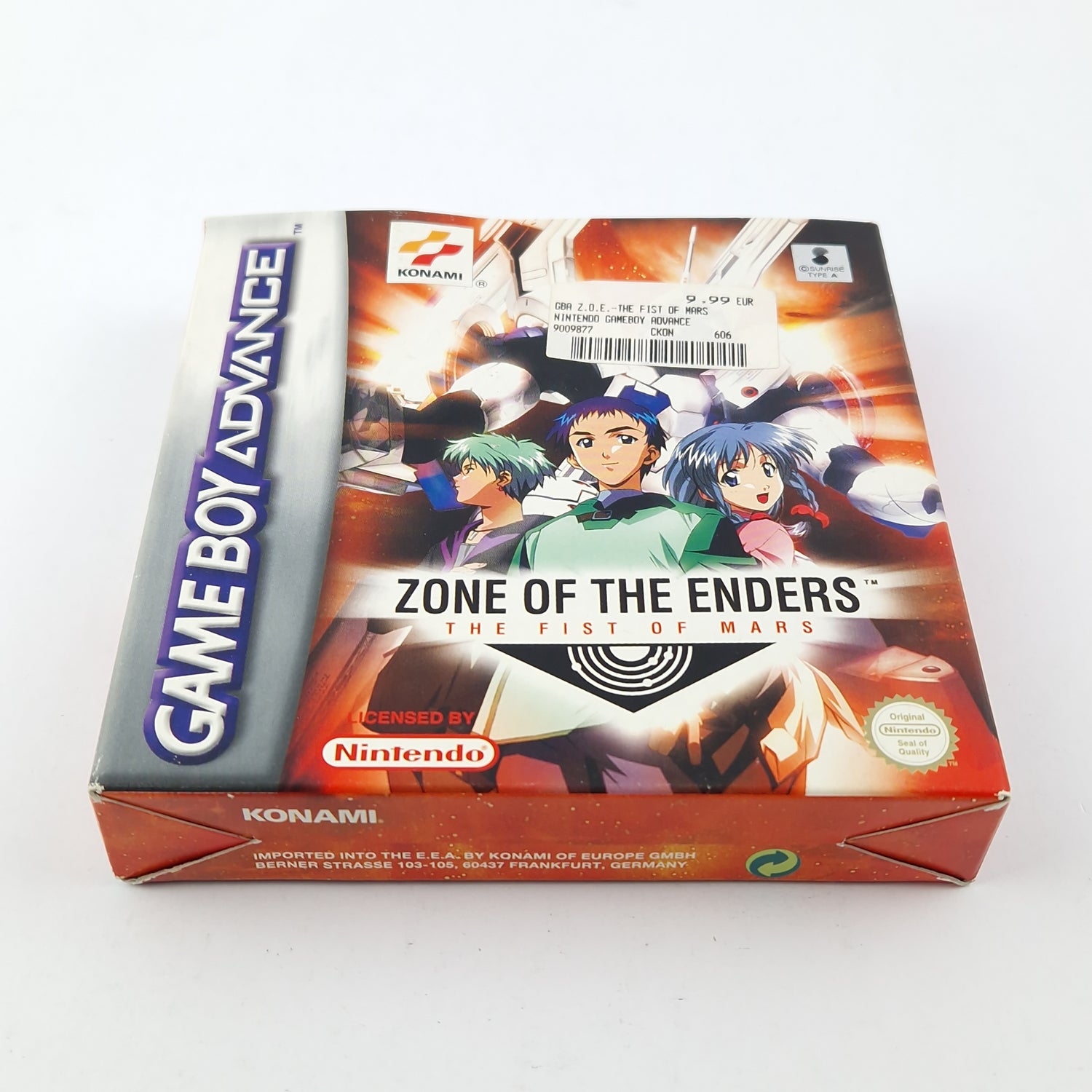 Nintendo Game Boy Advance Spiel : Zone of the Enders The Fist of Mars - OVP GBA