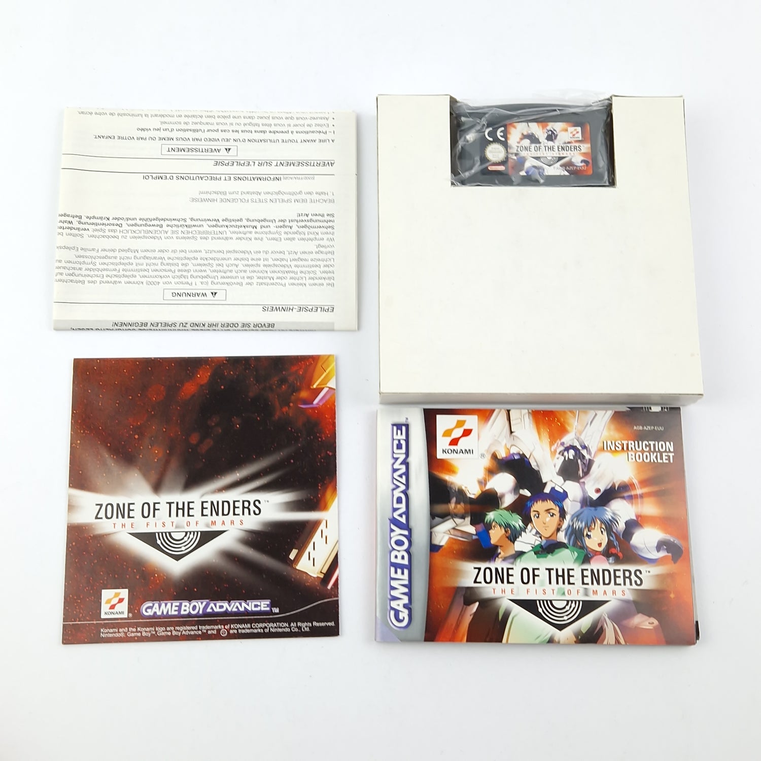 Nintendo Game Boy Advance Spiel : Zone of the Enders The Fist of Mars - OVP GBA