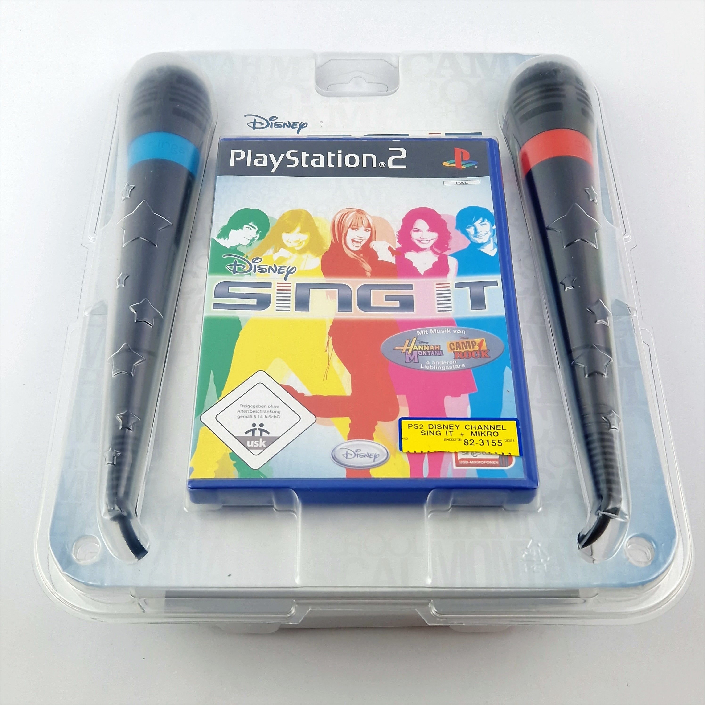 Playstation 2 game: Disney Sing it with 2 microphones - Blister OVP Sony PS2 PAL