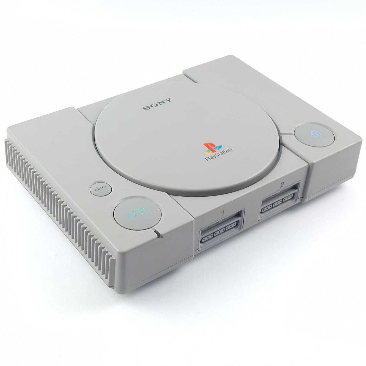 Playstation 1 console: with Namco gun, dual shock controller and cable - PS1