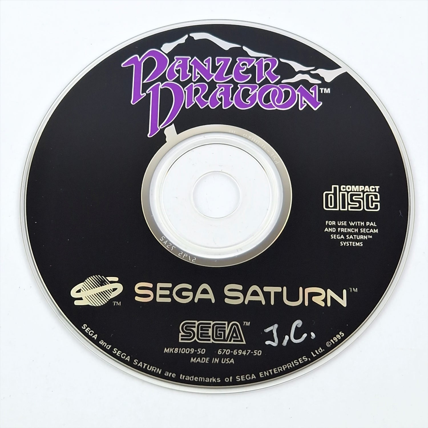Sega Saturn Game: Panzer Dragoon - ONLY CD without original packaging & instructions PAL DISK