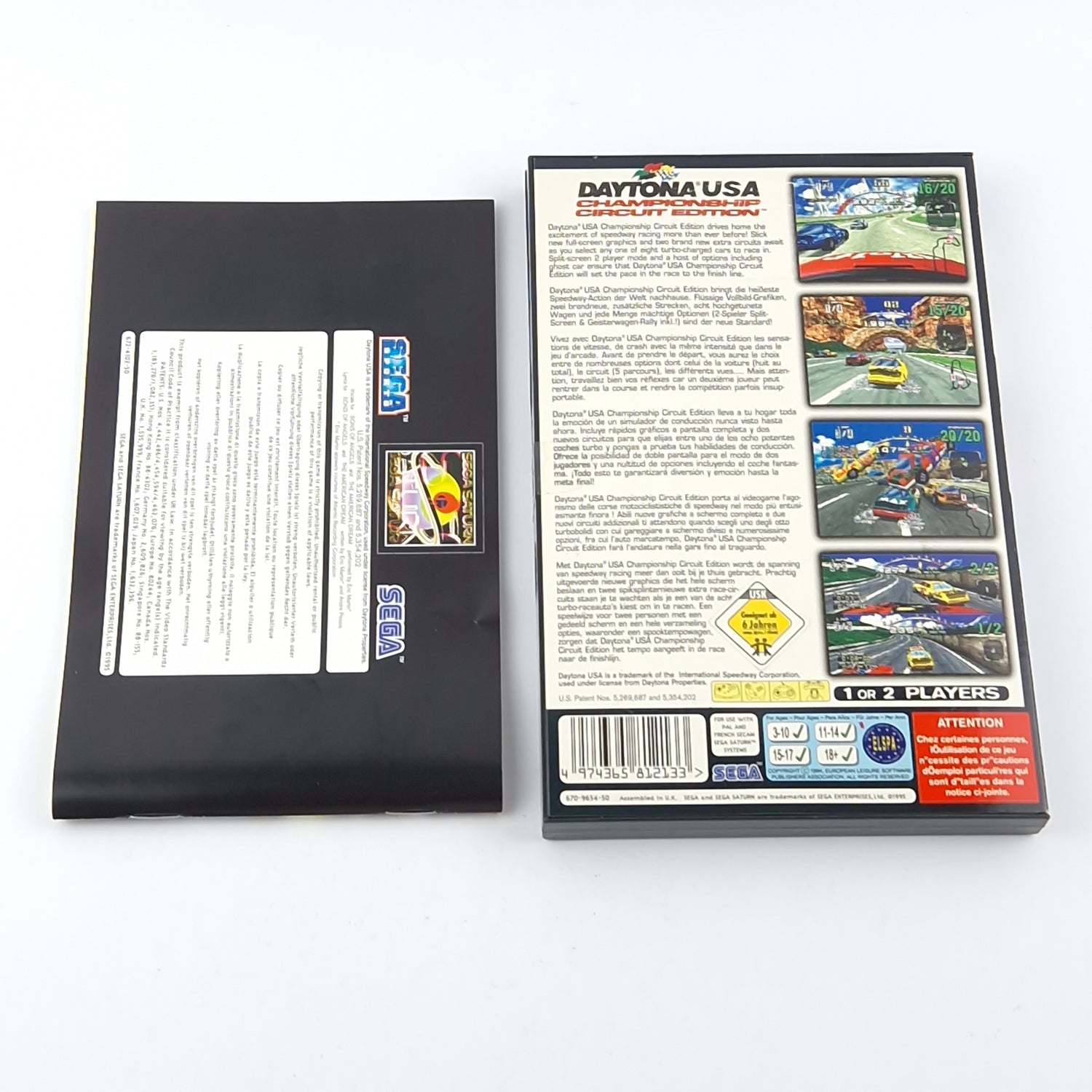 Sega Saturn Spiel : Daytona USA Championship Circuit Edition - OVP PAL DISK