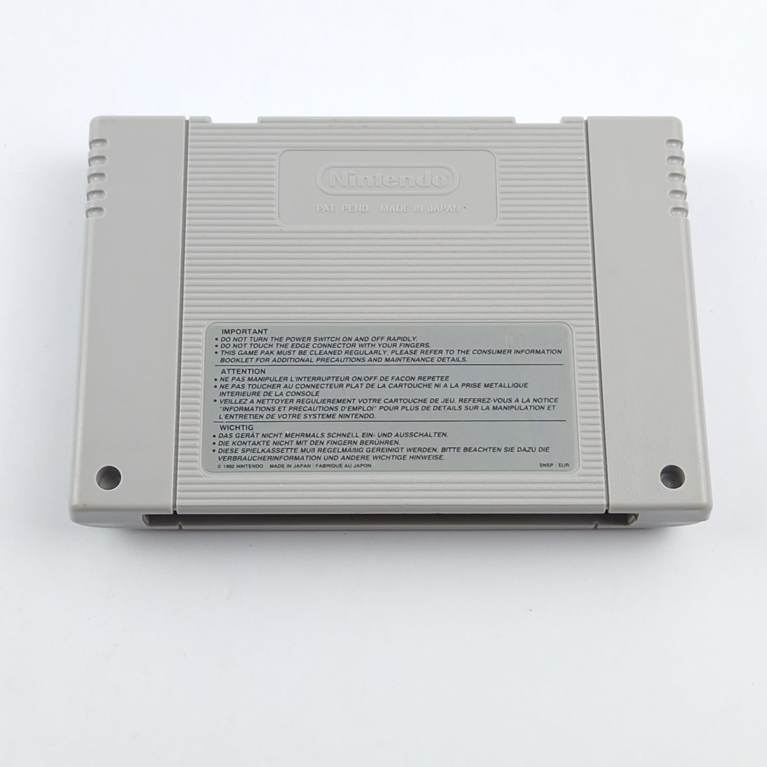 Super Nintendo Spiel : Justice League Task Force - SNES Modul Cartridge PAL EUR