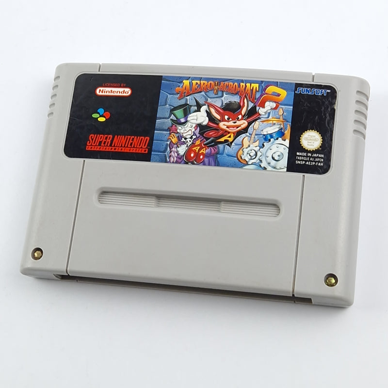 Super Nintendo Spiel : Aero The Acro Bat 2 - SNES Modul Cartridge PAL FAH