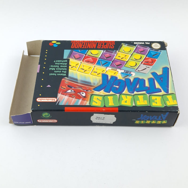 Super Nintendo Spiel : Tetris Attack - OVP Anleitung Modul / SNES Cartridge PAL