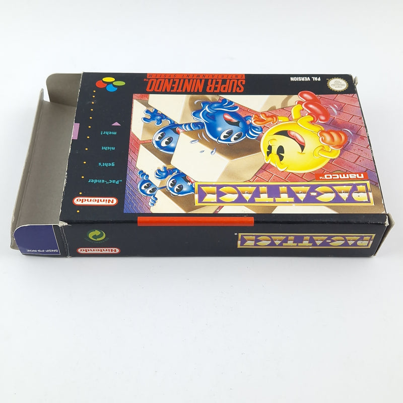 Super Nintendo Spiel : Pac-Attack - OVP Anleitung Modul / SNES Cartridge PAL