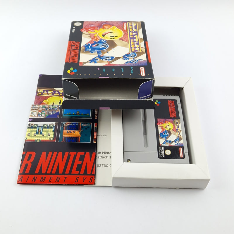 Super Nintendo Spiel : Pac-Attack - OVP Anleitung Modul / SNES Cartridge PAL