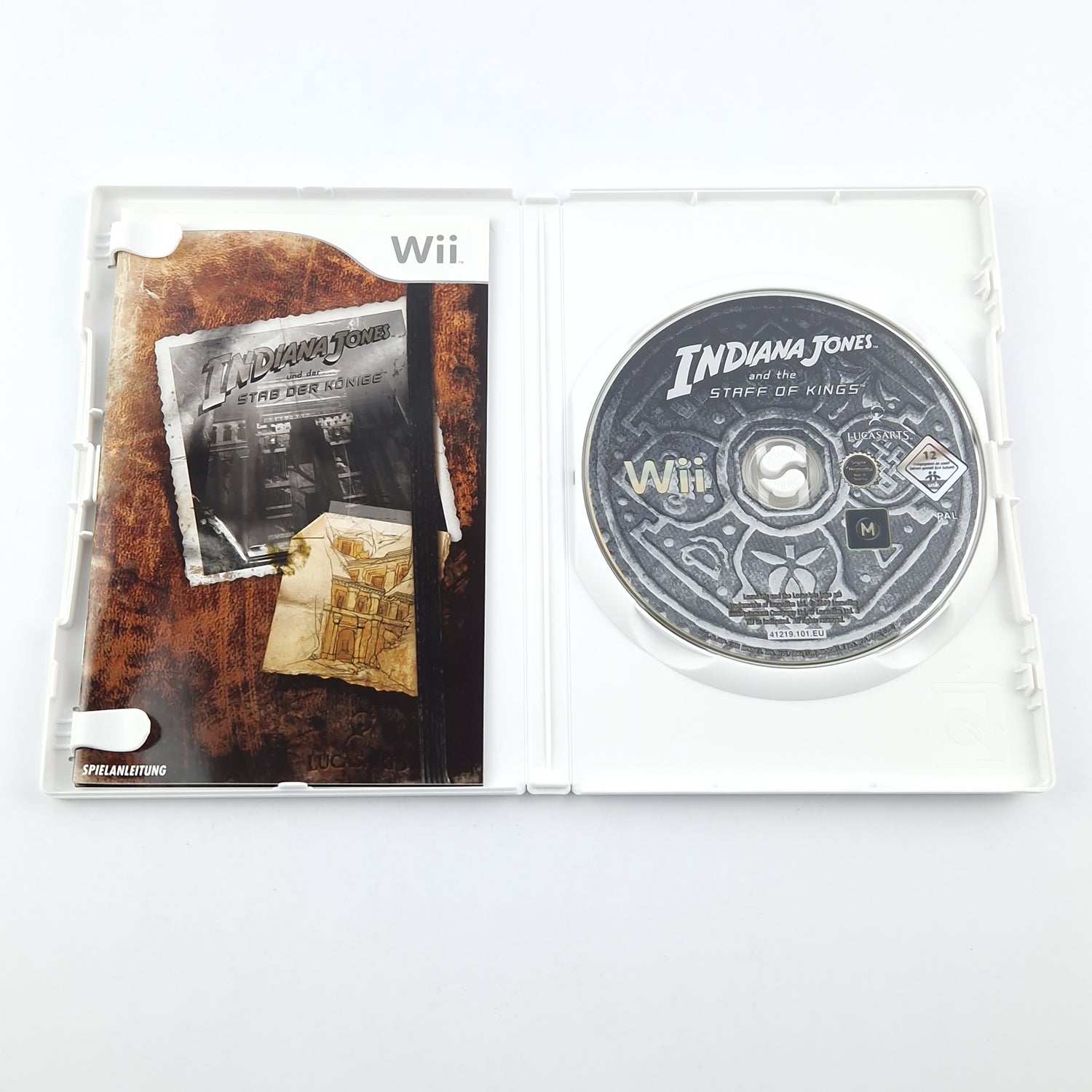 Nintendo Wii Spiel : Indiana Jones und der Stab der Könige - OVP CD PAL