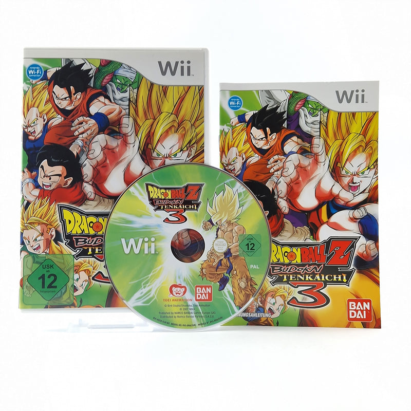 Nintendo Wii game: Dragonball Z Budokai Tenkaichi 3 - OVP instructions CD PAL