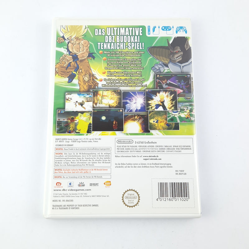 Nintendo Wii Spiel : Dragonball Z Budokai Tenkaichi 3 - OVP Anleitung CD PAL