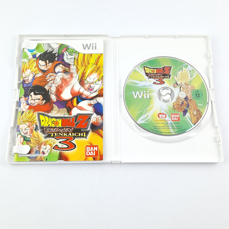 Nintendo Wii Spiel : Dragonball Z Budokai Tenkaichi 3 - OVP Anleitung CD PAL