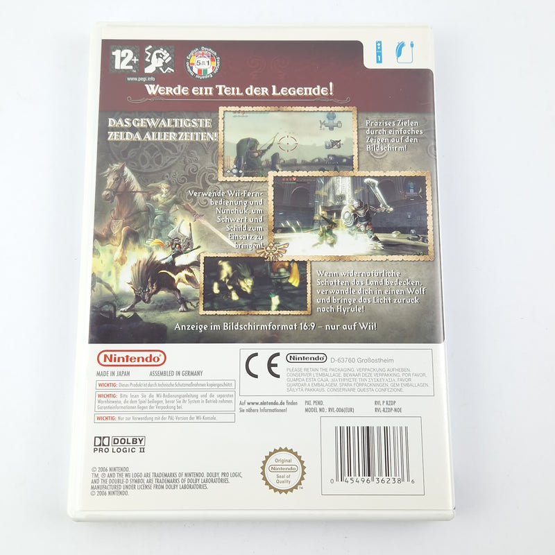 Nintendo Wii Spiel : The Legend of Zelda Twilight Princess - OVP PAL * Sehr gut