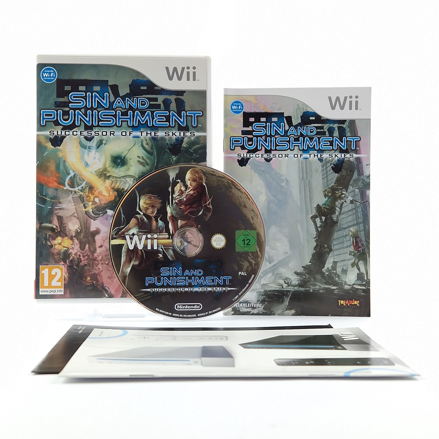 Nintendo Wii Spiel : Sin and Punishment Successor of The Skies - PEGI Version