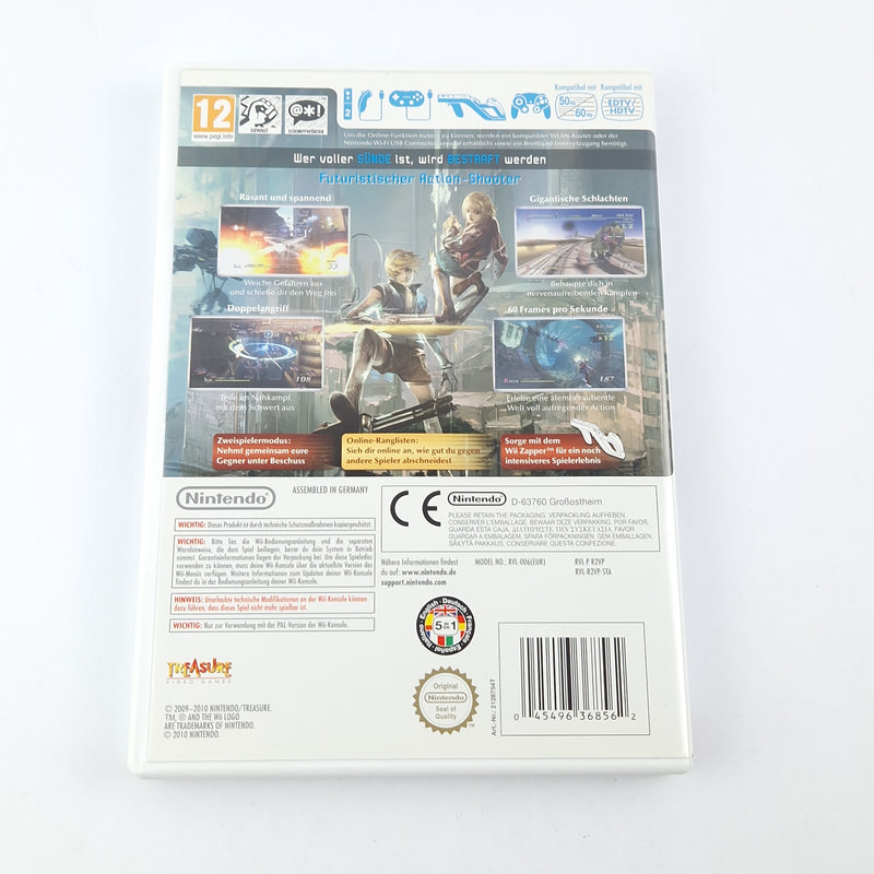 Nintendo Wii Spiel : Sin and Punishment Successor of The Skies - PEGI Version