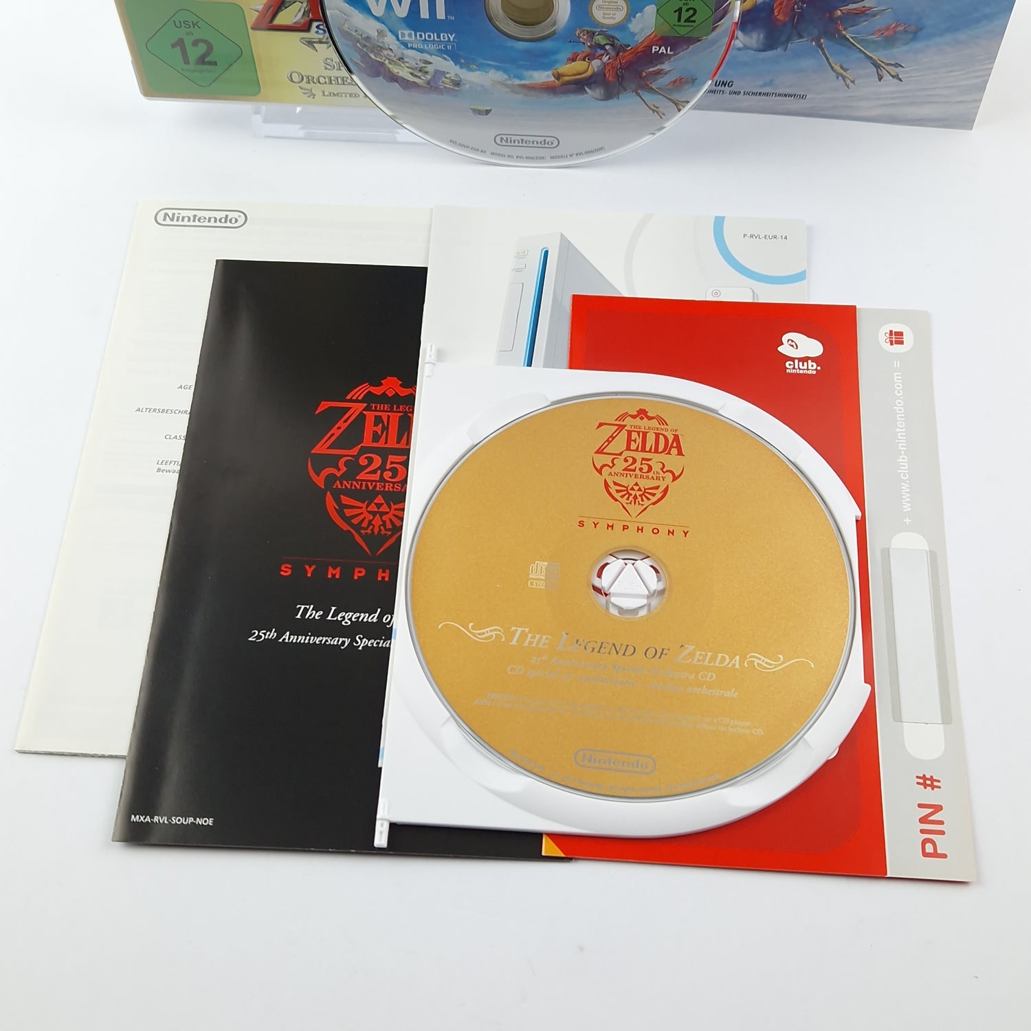 Nintendo Wii Game: The Legend of Zelda Skyward Sword + Special Orchestra CD