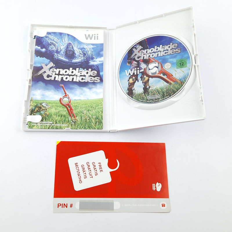 Nintendo Wii Spiel : Xenoblade Chronicles - OVP Anleitung CD / PAL Game
