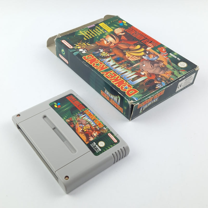 Super Nintendo Spiel : Donkey Kong Country 1 - Modul & OVP SNES PAL NOE