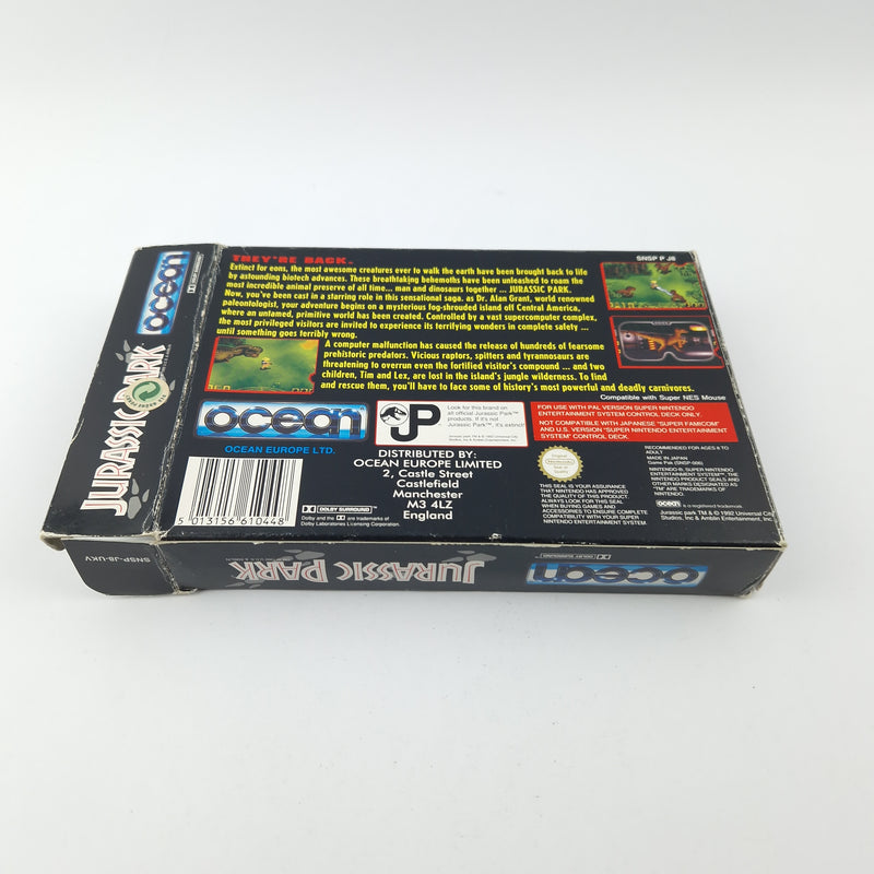 Super Nintendo Spiel : Jurassic Park - Modul Anleitung OVP cib / SNES PAL UKV