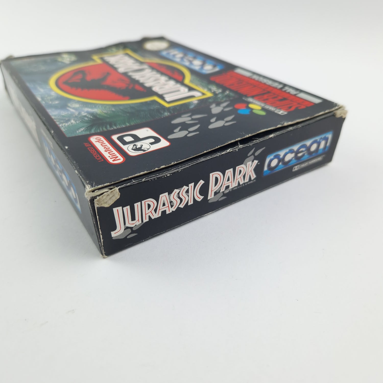 Super Nintendo Spiel : Jurassic Park - Modul Anleitung OVP cib / SNES PAL UKV