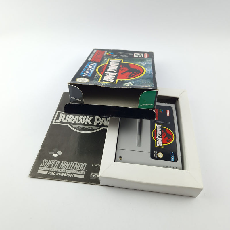 Super Nintendo Spiel : Jurassic Park - Modul Anleitung OVP cib / SNES PAL UKV