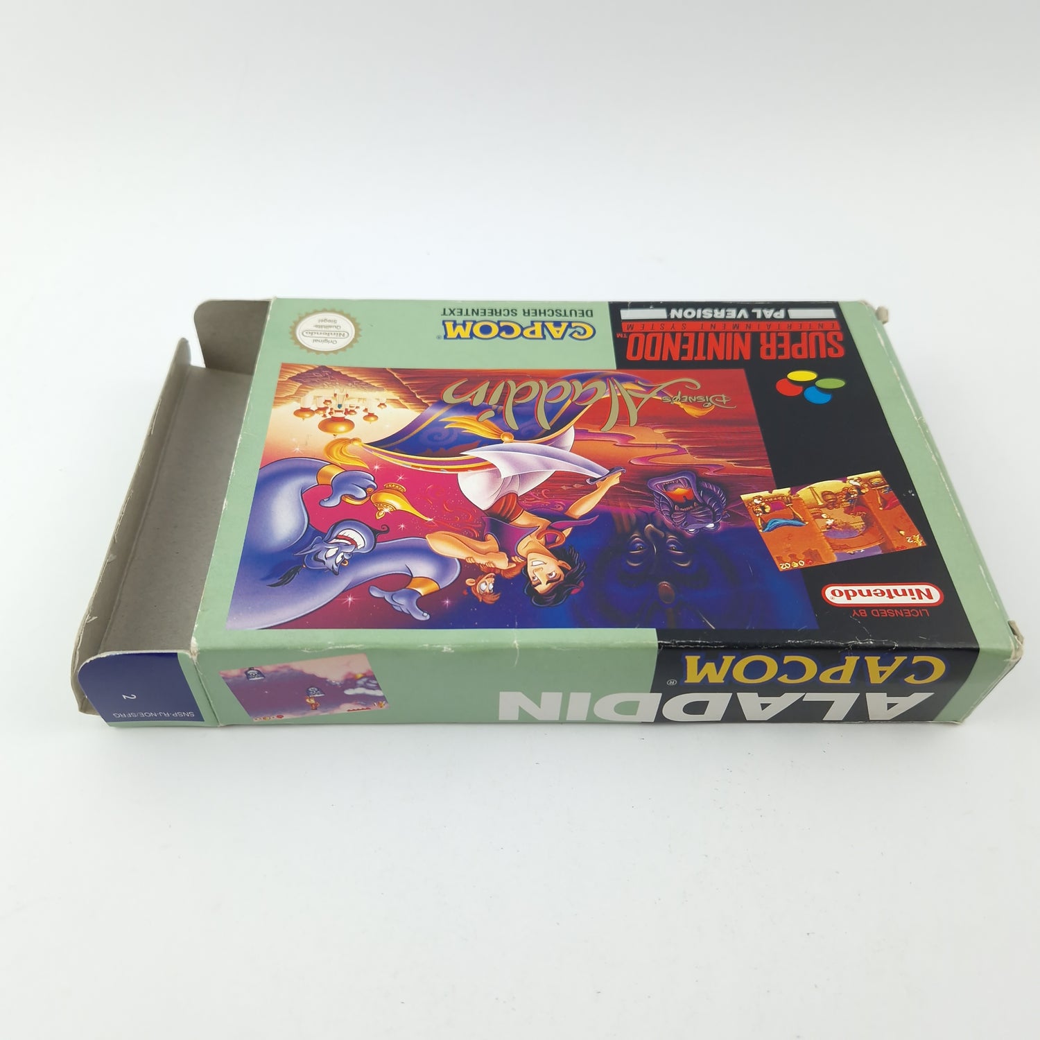 Super Nintendo Game: Disney's Aladdin - Module Instructions OVP cib / SNES PAL NOE