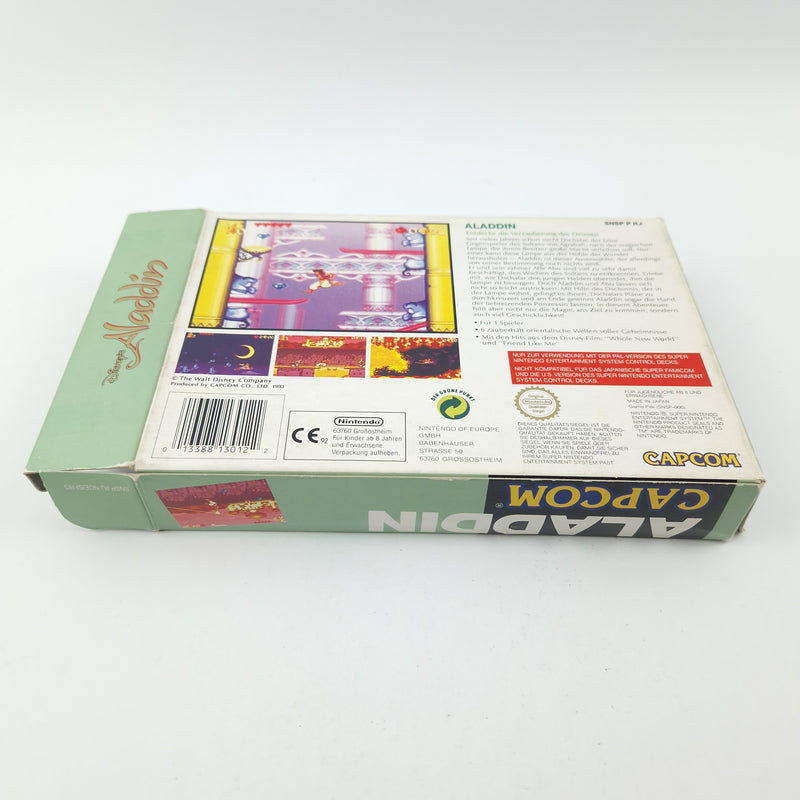 Super Nintendo Game: Disney's Aladdin - Module Instructions OVP cib / SNES PAL NOE