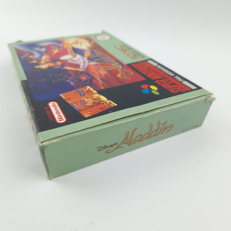 Super Nintendo Game: Disney's Aladdin - Module Instructions OVP cib / SNES PAL NOE